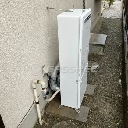 施工後の暖房熱源機（リンナイ RUFH-A1610SAW(A)）
