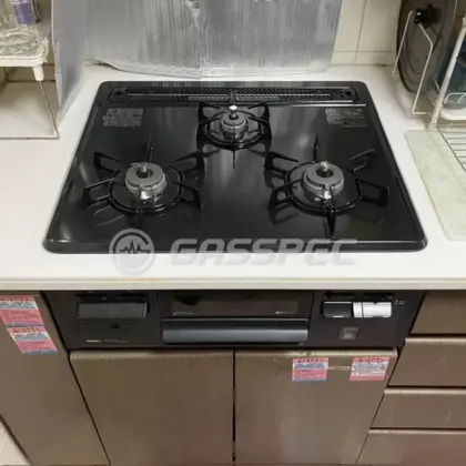 施工後のビルトインガスコンロ（ノーリツ N3GT2RVQ1）