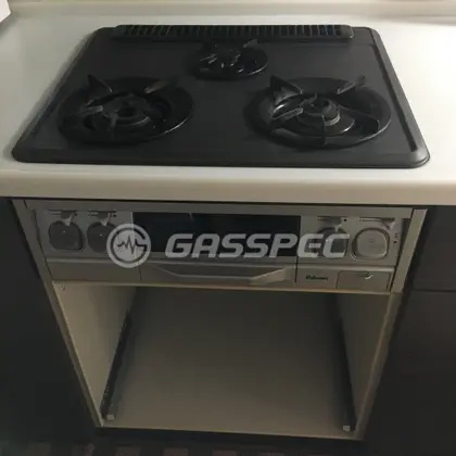 施工前のビルトインガスコンロ（PKD-35EGFV-L）