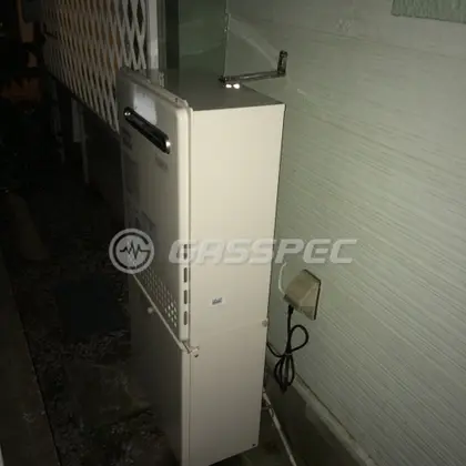 施工後の給湯器（ノーリツ GT-C2452SAWX-2 BL）
