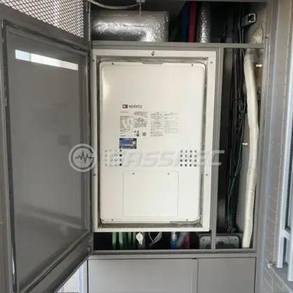 施工後の暖房熱源機（ノーリツ GTH-2454AW3H-H BL）