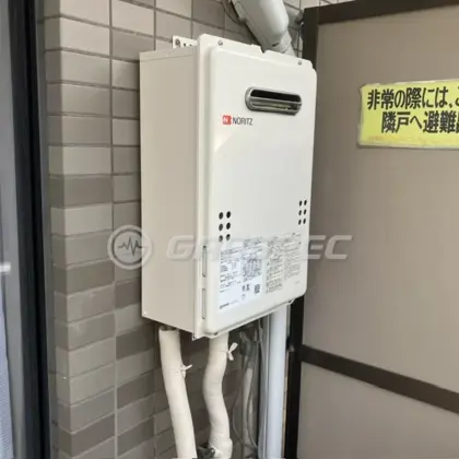 施工後の給湯器（ノーリツ GQ-1639WS-1）
