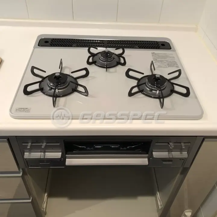 交換後のビルトインガスコンロ（パロマ PD-509WS-60CV）