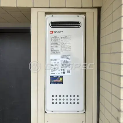 施工後の給湯器（ノーリツ GT-2053SAWX-4 BL）