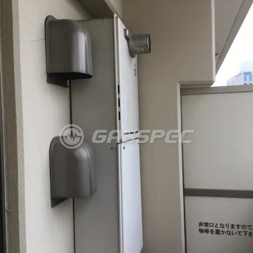 交換前の給湯器（リンナイ RUF-A1600SAT）