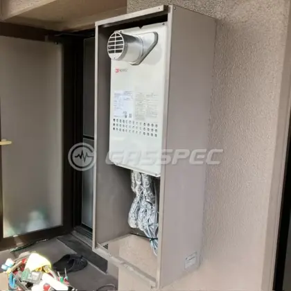 施工後の給湯器（ノーリツ GQ-2427AWX-T-DX BL）