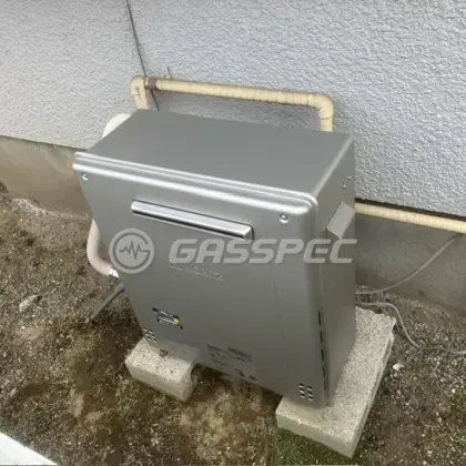 施工後の給湯器（ノーリツ GRQ-C1672SA BL）