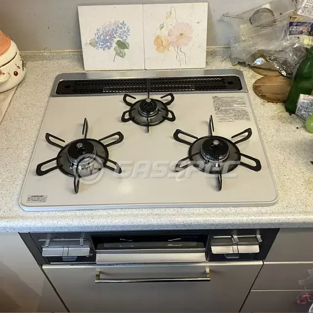 交換後のビルトインガスコンロ（パロマ PD-509WS-60CV）