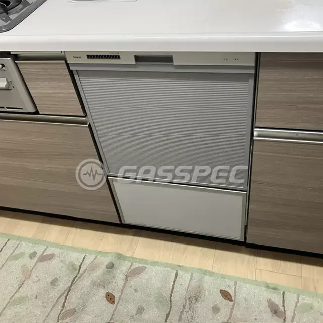 交換後のビルトイン食洗機（リンナイ RSW-C402CA-SV）