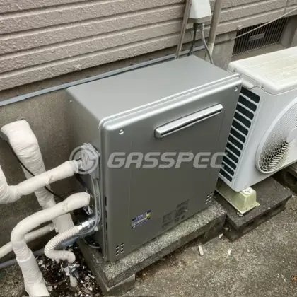 施工後の給湯器（ノーリツ GT-C2072SAR BL）