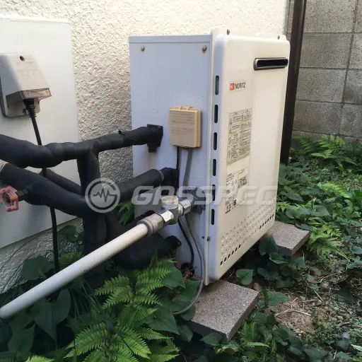 交換前の給湯器（ノーリツ GT-2028SARX）