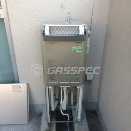 施工後の給湯器（リンナイ RUX-E2400W）