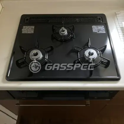 施工後のビルトインガスコンロ（ノーリツ N3GT2RVQ1）