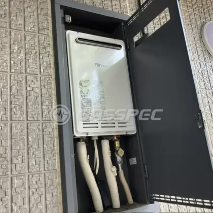 施工後の給湯器（リンナイ RUK-V1610BOX(A)-E）