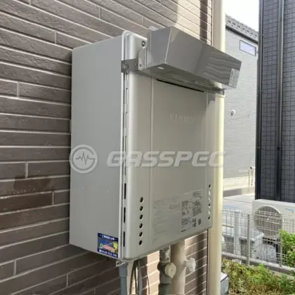 施工後の給湯器（ノーリツ GT-C2072SAW BL）