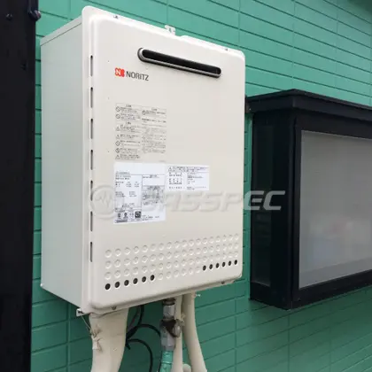 施工後の給湯器（ノーリツ GT-1650SAWX-2 BL）