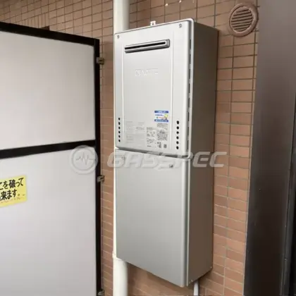 施工後の給湯器（ノーリツ GT-C2472SAW BL）