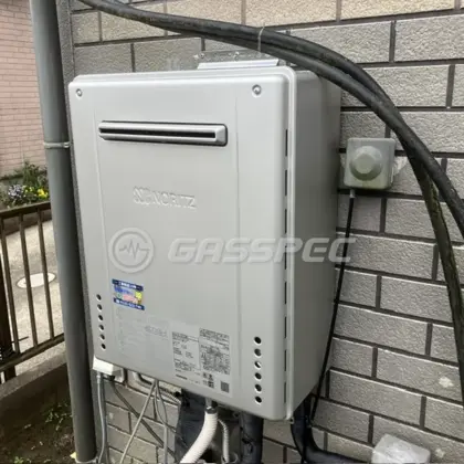 施工後の給湯器（ノーリツ GT-C2472SAW BL）