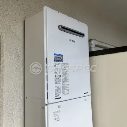 施工後の給湯器（リンナイ RUF-A1615SAW(C)）