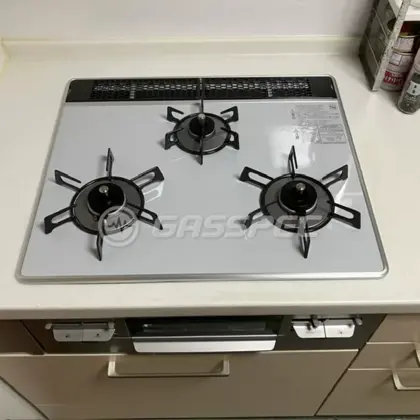 施工後のビルトインガスコンロ（リンナイ RS31AW36P49R7VW）