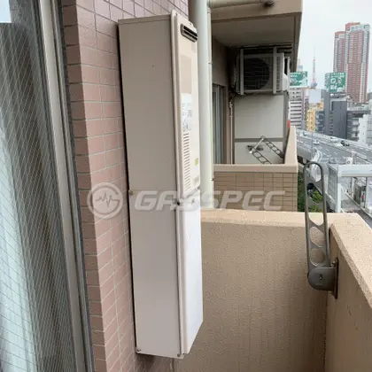 施工前の給湯器（GQ-168WS）