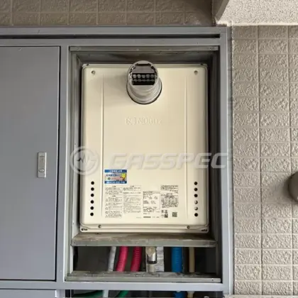施工後の給湯器（ノーリツ GT-2470SAW-T BL）
