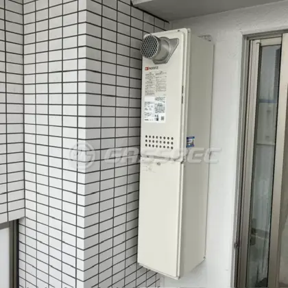 施工後の給湯器（ノーリツ GT-1653AWX-T-4 BL）
