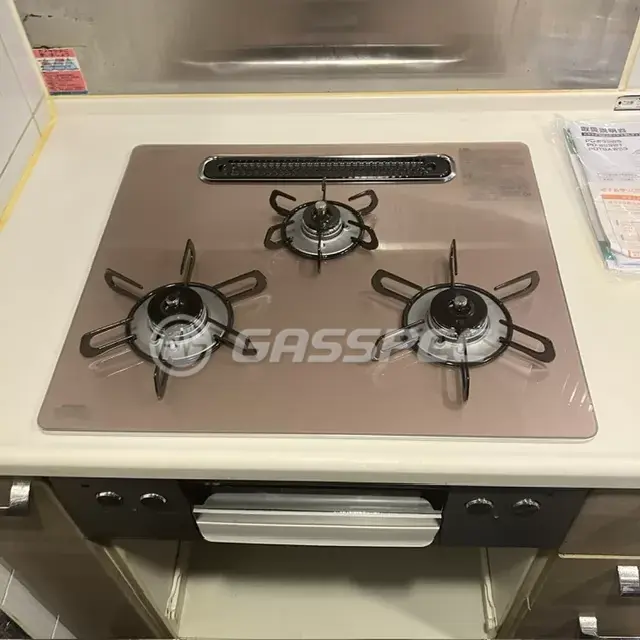 交換後のビルトインガスコンロ（パロマ PD-893WS-U60GP）
