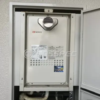 施工後の給湯器（ノーリツ GQ-1627AWX-T-DX BL）