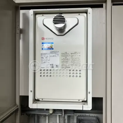 施工後の給湯器（ノーリツ GQ-2027AWX-T-DX BL）