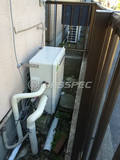 施工後の給湯器（リンナイ RFS-A2400SA）