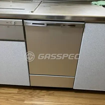 施工後のビルトイン食洗機（パナソニック NP-45MC6T）