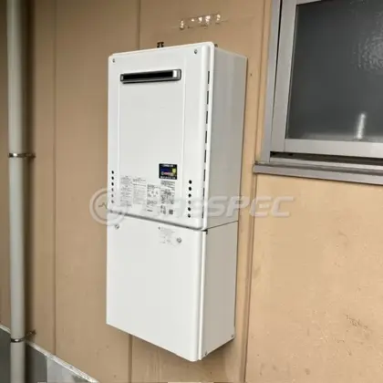 施工後の給湯器（ノーリツ GT-2470AW BL）