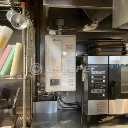 施工後の給湯器（ノーリツ GQ-C2422WZD-FH-1）