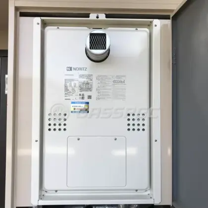 施工後の暖房熱源機（リンナイ GTH-CP2460AW3H-T-1 BL）
