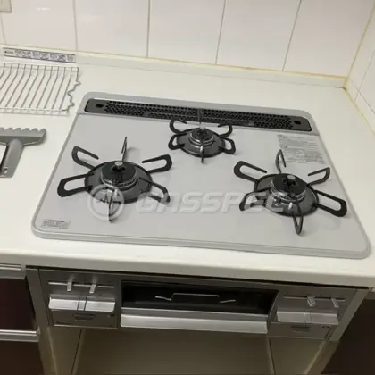 施工後のビルトインガスコンロ（パロマ PD-509WS-60CV）