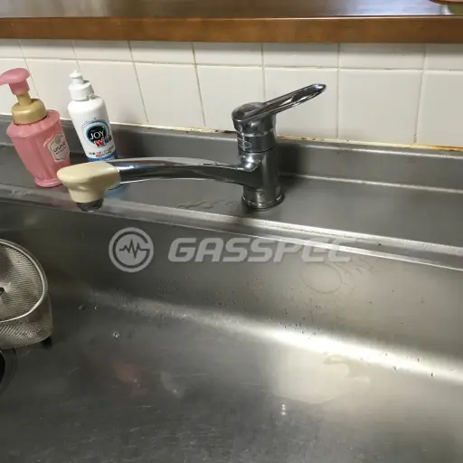 交換前の水栓・蛇口