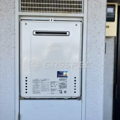 施工後の給湯器（ノーリツ GT-1670SAW BL）