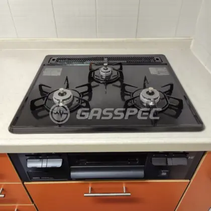 施工後のビルトインガスコンロ（ノーリツ N3GT2RVQ1）