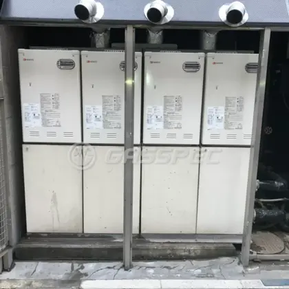 施工後の給湯器（ノーリツ OQB-407WZ）