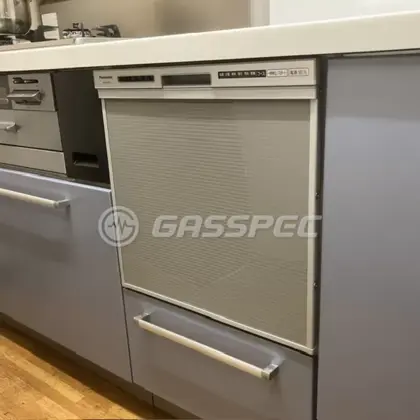 施工後のビルトイン食洗機（パナソニック NP-45RS9S）