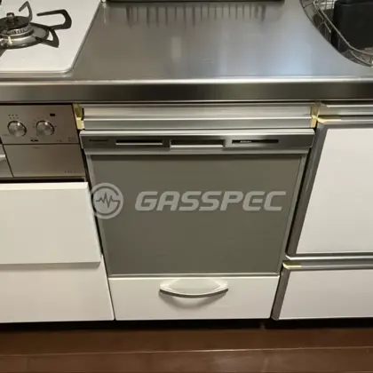 施工後のビルトイン食洗機（パナソニック NP-45MS9S）