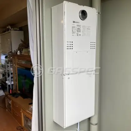 施工後の暖房熱源機（ノーリツ GTH-C2461AW3H-1 BL）