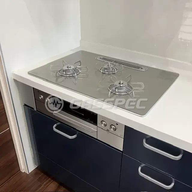 交換後のビルトインガスコンロ（パロマ PD-893WT-U75GH）
