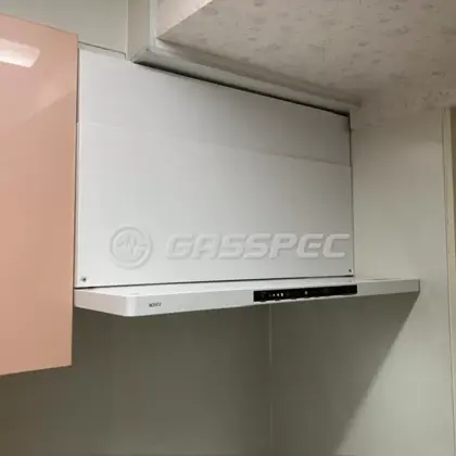 施工後のレンジフード（ノーリツ NFG9S26MWH）
