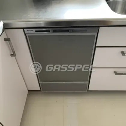 施工後のビルトイン食洗機（パナソニック NP-45MD9S）