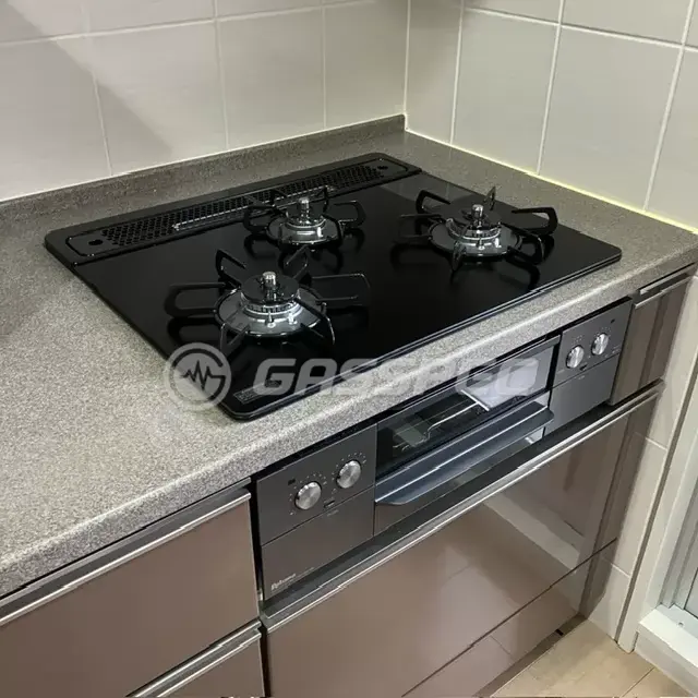交換後のビルトインガスコンロ（パロマ PD-829W-60GZ）