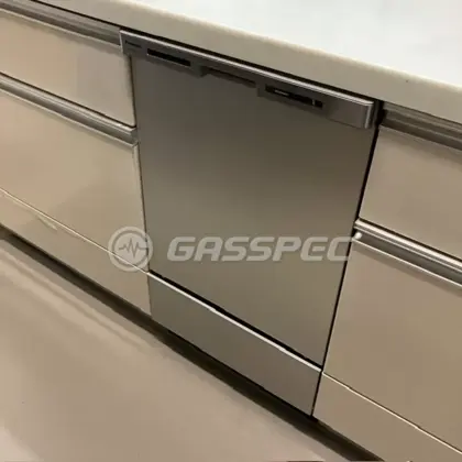 施工後のビルトイン食洗機（パナソニック NP-45MC6T）