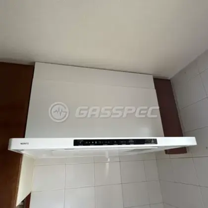 施工後のレンジフード（ノーリツ NFG7S25MWH）