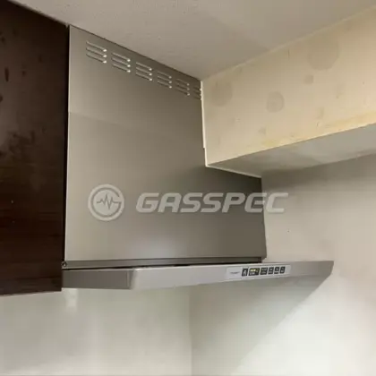 施工後のレンジフード（リンナイ LGR-3R-AP752SV）